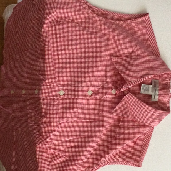 Sleeveless button down blouse - red gingham - Picture 7 of 13